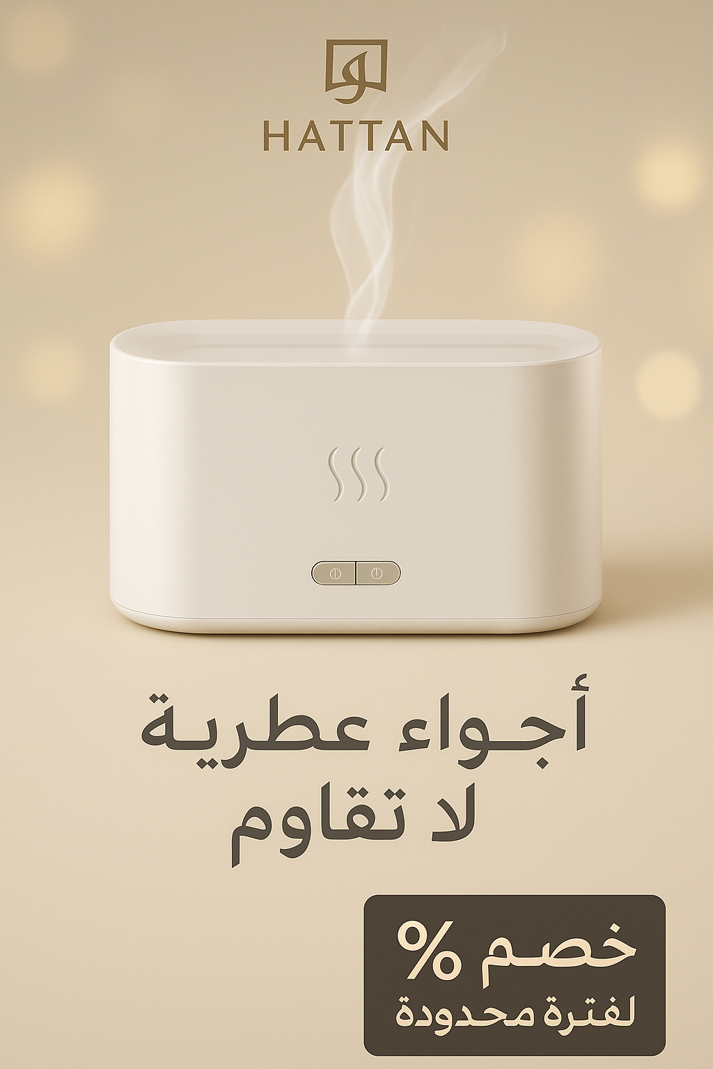 مرطب لهب عطري محمول – ضوء LED وUSB للروائح الهادئة
